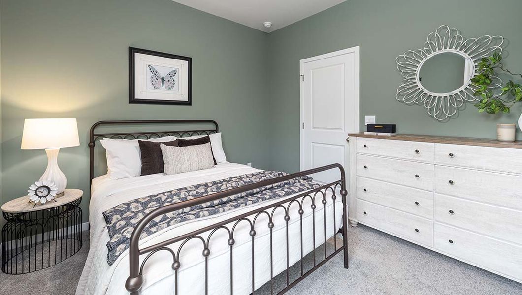 Furnished interior view inside a new home in Reedy Creek Preserve, Charlotte (Image 24).