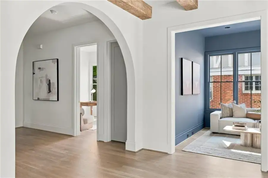 Furnished interior view inside a new home in , Atlanta (Image 8).