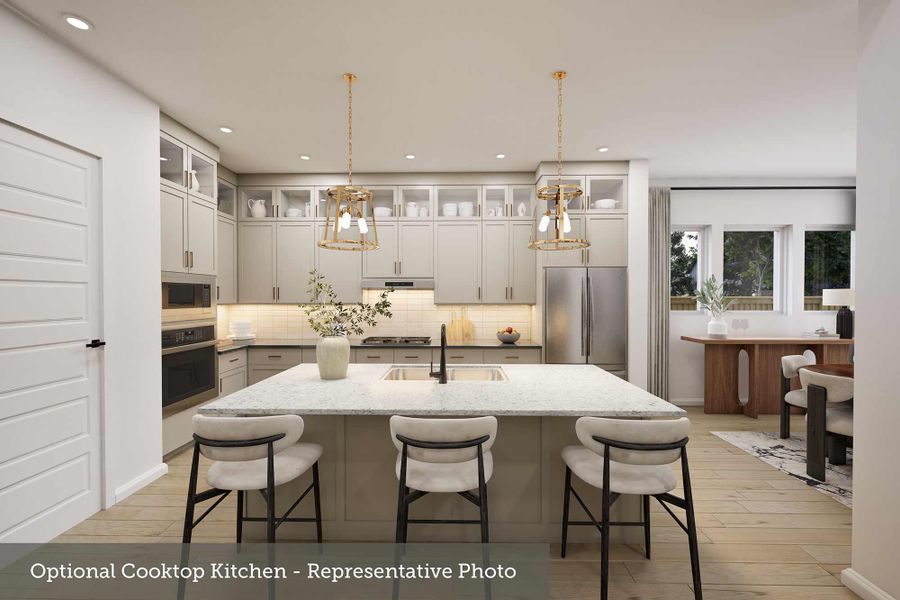 Furnished interior view inside a new home in Mantua Point Classics, Van Alstyne (Image 6).