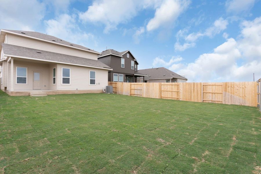 Exterior details and patio area of a home in Briarwood, Elgin (Image 3).