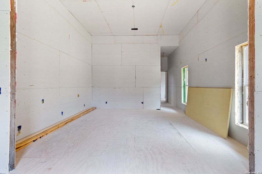 In-progress construction of a new home in , San Antonio, TX (Image 17).