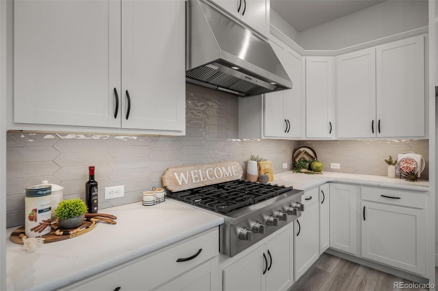 Furnished interior view inside a new home in Revel Crossing at Wolf Ranch - The Panorama Collection, Colorado Springs (Image 7).