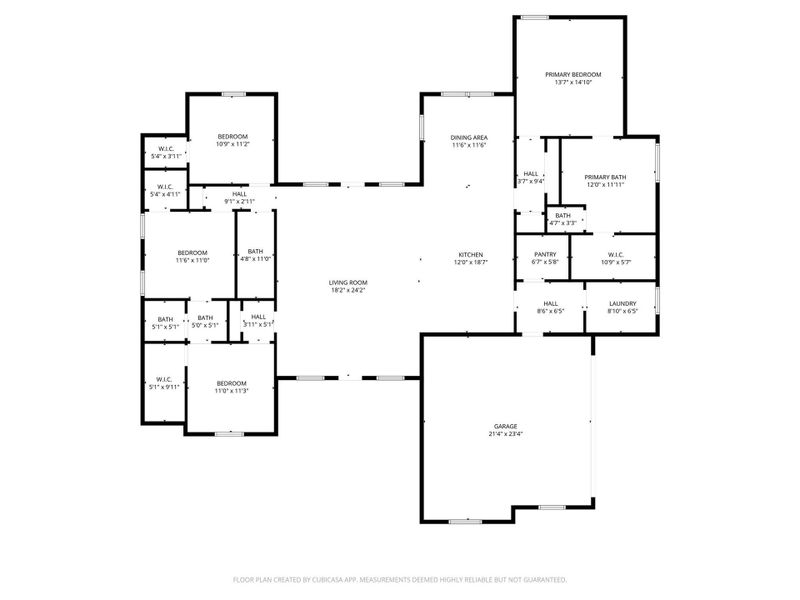 2D floor plan layout of this home in , Dayton, TX (Image 5).