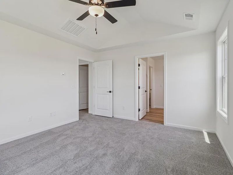 Spacious, unfurnished interior of a new home in Providence Station at Trolley Run, Aiken (Image 44). Spacious, unfurnished interior of a new home in Providence Station at Trolley Run, Aiken (Image 44).