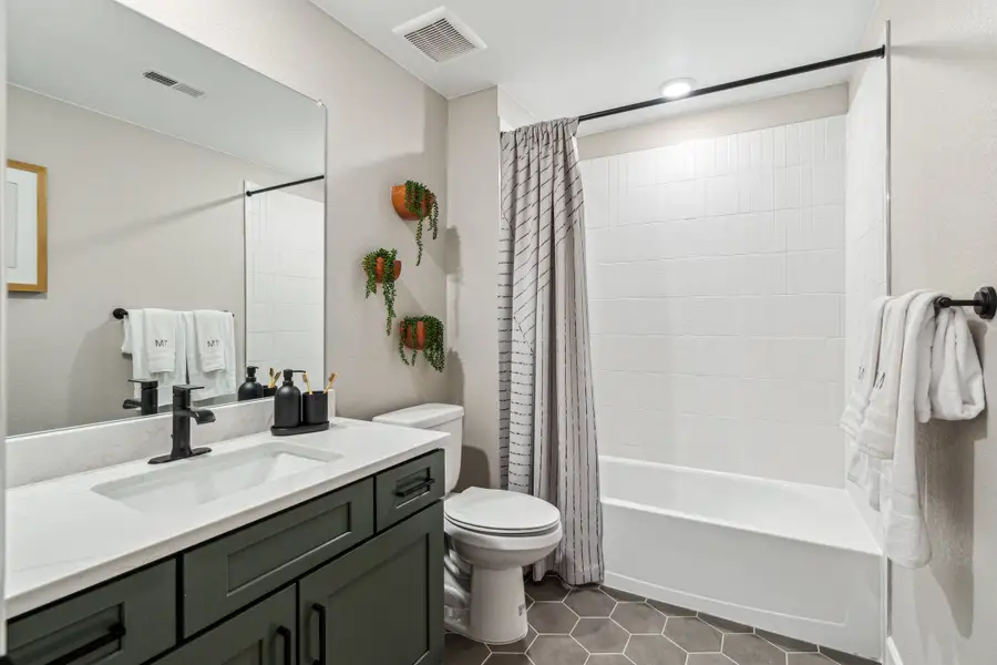 Furnished interior view inside a new home in Trailstone, Arvada (Image 62).