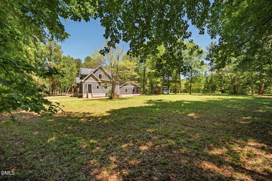 Back of house from backyard distance sho