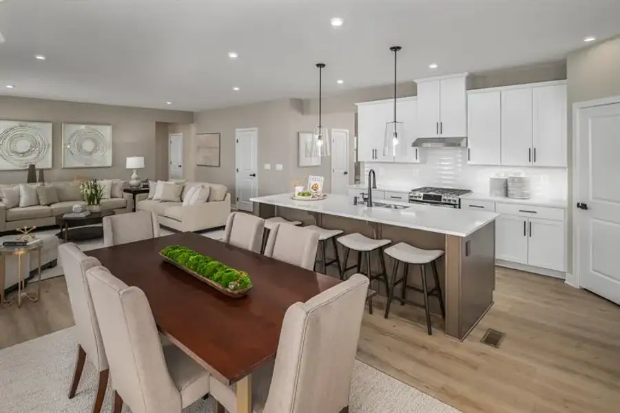 Furnished interior view inside a new home in Eagles Crest, Commerce (Image 6).
