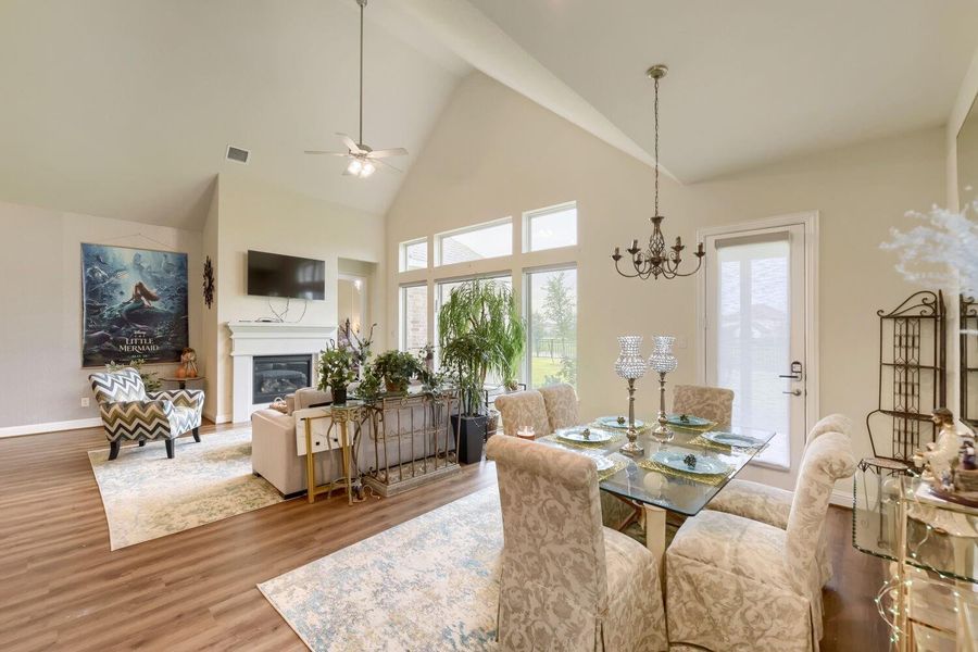 Furnished interior view inside a new home in , Katy (Image 26).