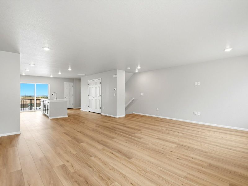 Spacious, unfurnished interior of a new home in Three Hills, Morrison (Image 10). Spacious, unfurnished interior of a new home in Three Hills, Morrison (Image 10).