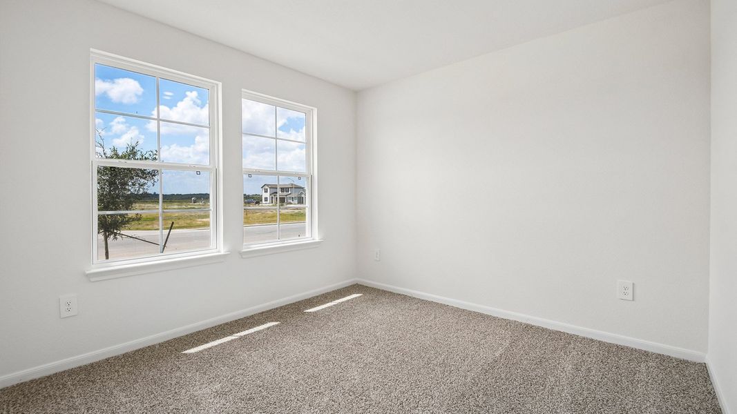 Spacious, unfurnished interior of a new home in Prairie Lakes, Buda (Image 27).