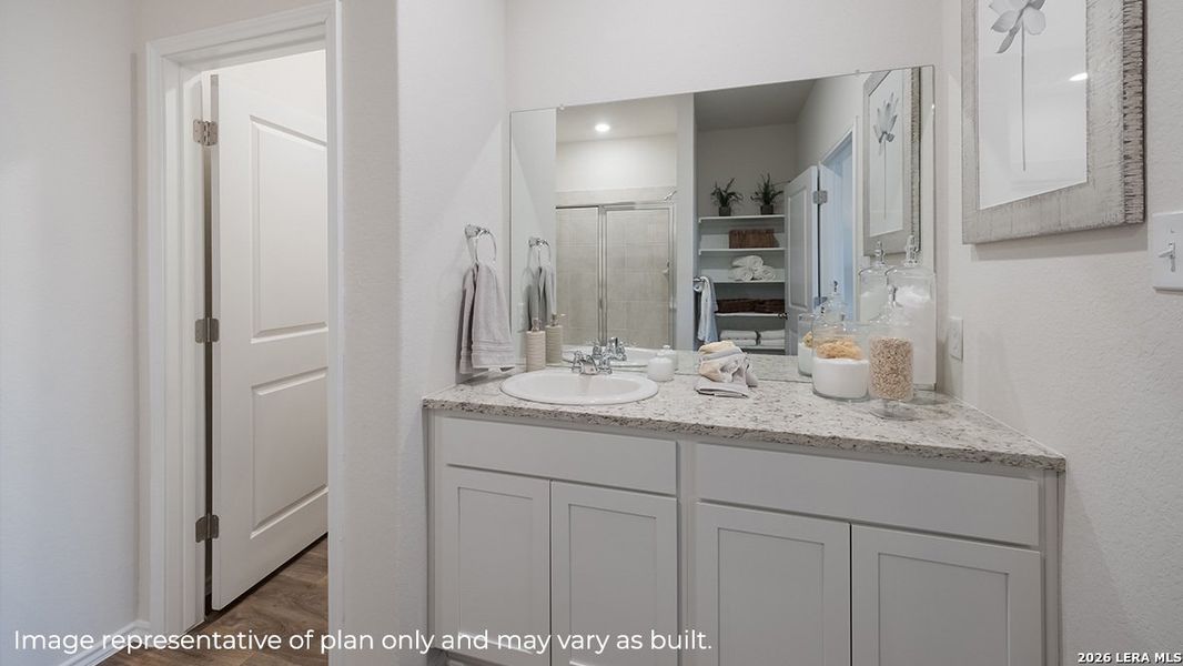 Furnished interior view inside a new home in Stonehill, San Antonio (Image 27).