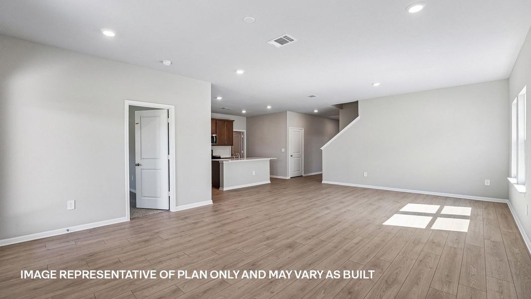Spacious, unfurnished interior of a new home in Carillon, Manor (Image 24).