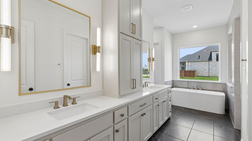 Representative furnished interior of a home built from the Custom II by Southgate Homes in Prosper Ridge, Prosper (Image 5).