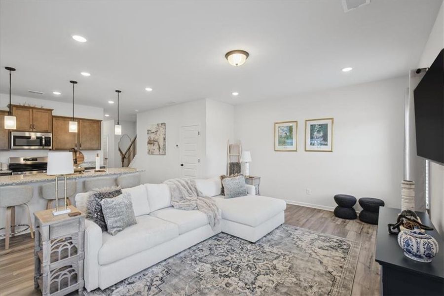 Furnished interior view inside a new home in , Cartersville (Image 11).