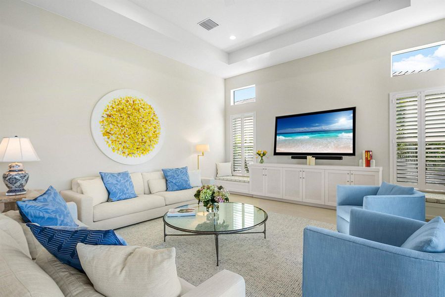 Furnished interior view inside a new home in , Boynton Beach (Image 23).