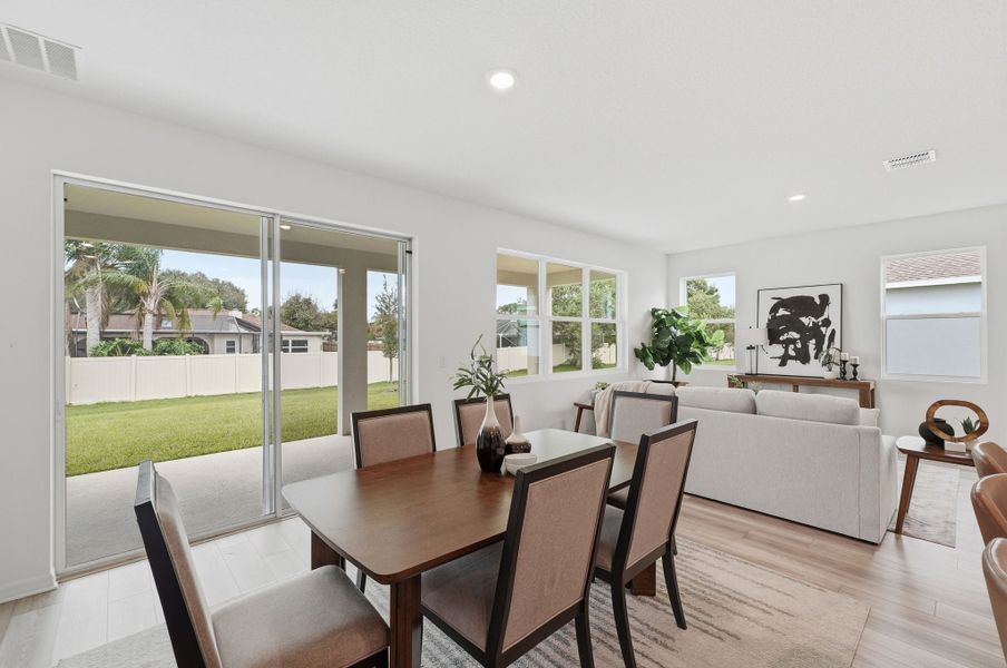 Furnished interior view inside a new home in Country Club Estates, Palm Bay (Image 11).