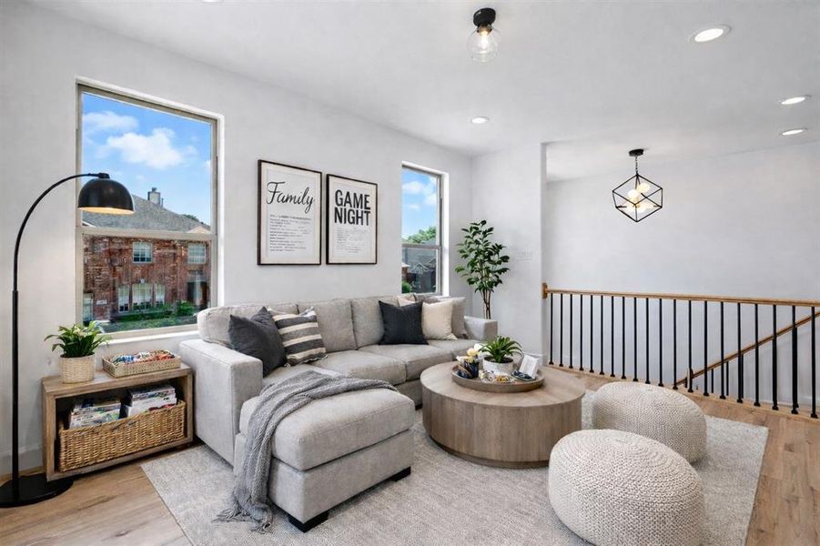 Furnished interior view inside a new home in , Arlington (Image 15).
