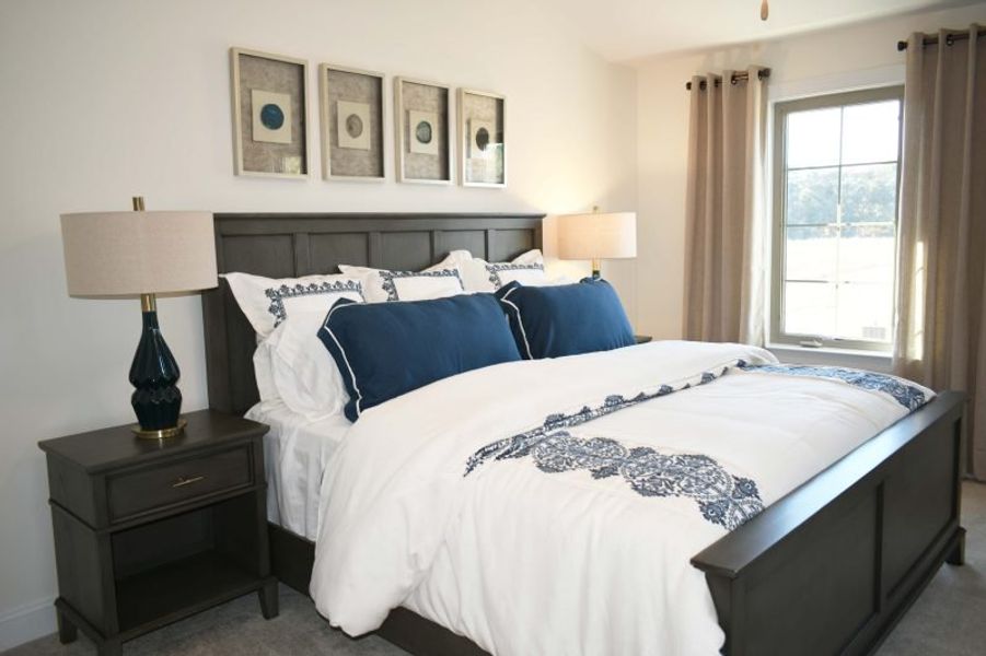 Representative furnished interior of a home built from the Bermuda by Keystone Homes NC in Trellises, High Point (Image 10).