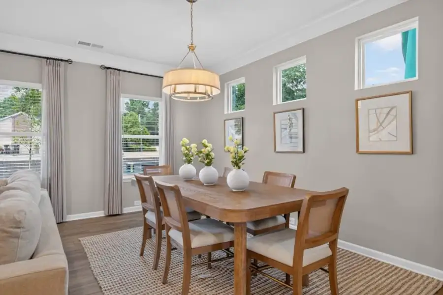 Furnished interior view inside a new home in , Cartersville (Image 9).