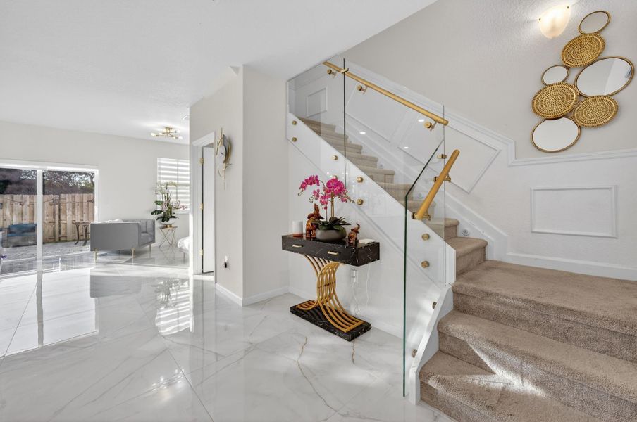 Furnished interior view inside a new home in , Coral Springs (Image 6). Furnished interior view inside a new home in , Coral Springs (Image 6).