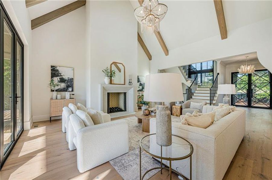 Furnished interior view inside a new home in , Canton (Image 37).