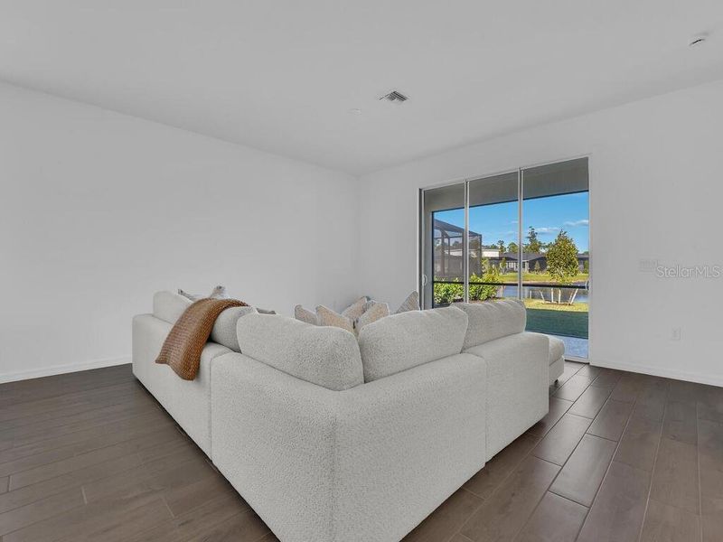Furnished interior view inside a new home in Willow, Punta Gorda (Image 4).