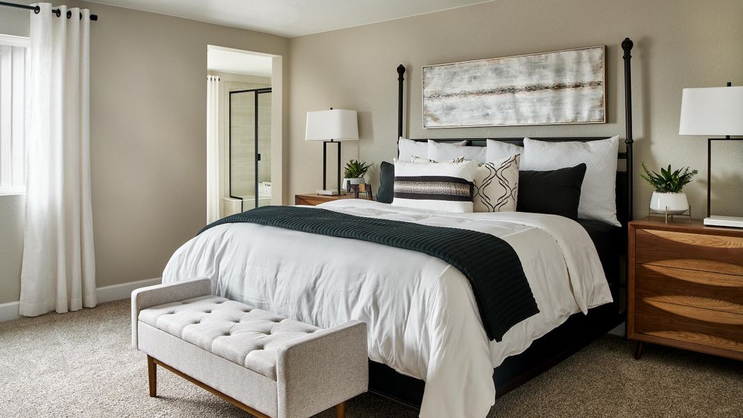 Furnished interior view inside a new home in Macanta, Castle Rock (Image 5). Furnished interior view inside a new home in Macanta, Castle Rock (Image 5).