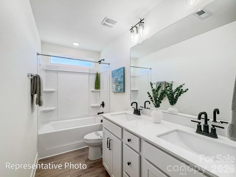 Furnished interior view inside a new home in Ashton Park, Monroe (Image 16).