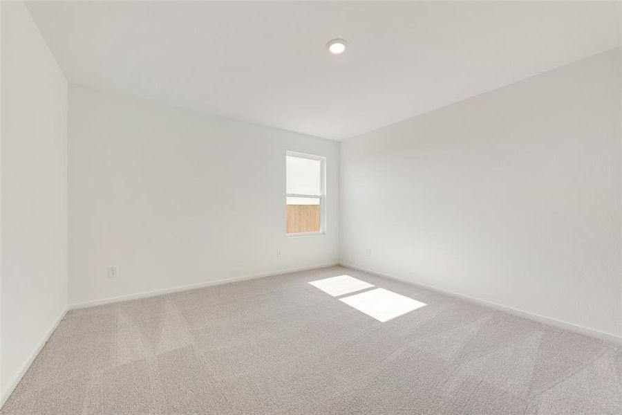 Unfurnished room with carpet and recessed lighting Unfurnished room with carpet and recessed lighting
