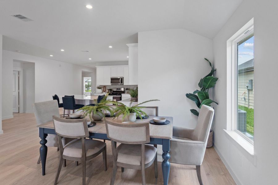Furnished interior view inside a new home in Tamarron, Fulshear (Image 9).