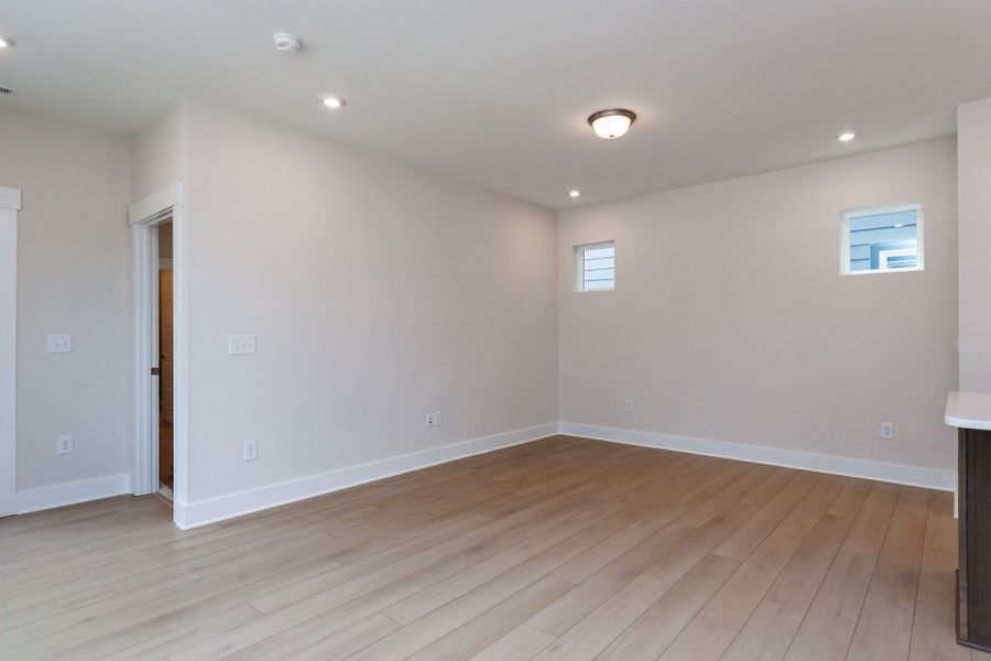 The Whitmer - Family Room The Whitmer - Family Room