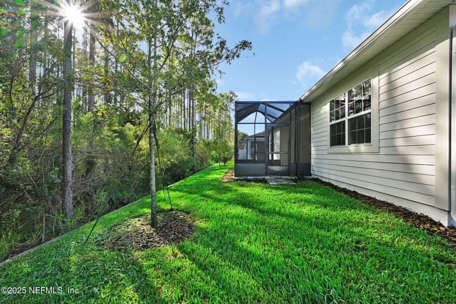 Exterior details and patio area of a home in Del Webb Nocatee, Ponte Vedra (Image 25).