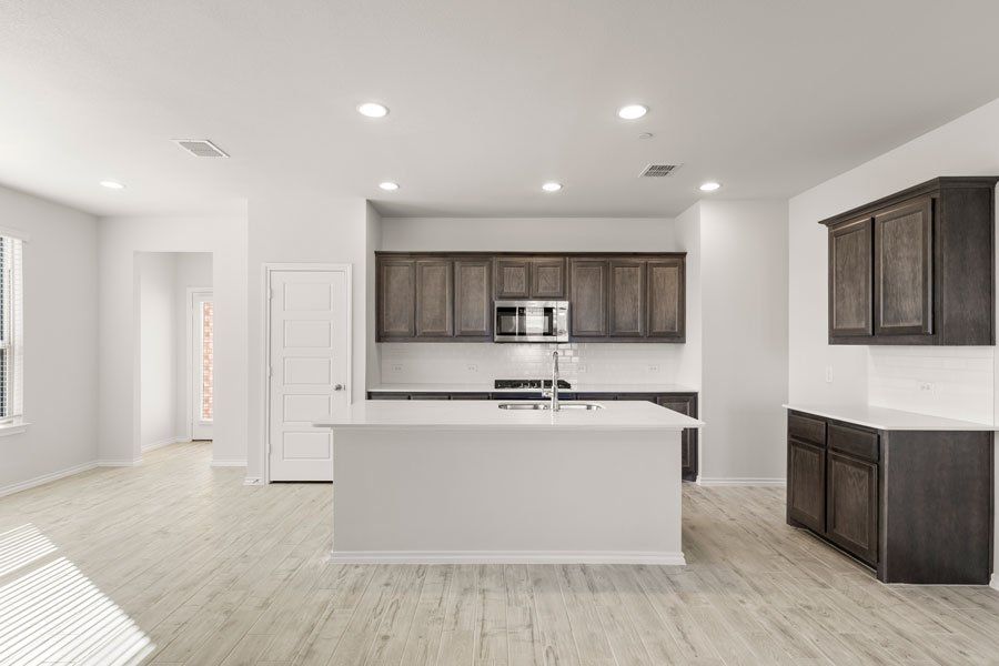 Representative exterior photo of a completed home built from the Conroe by Impression Homes in Creekshaw, Royse City, TX (Image 7). Representative exterior photo of a completed home built from the Conroe by Impression Homes in Creekshaw, Royse City, TX (Image 7).