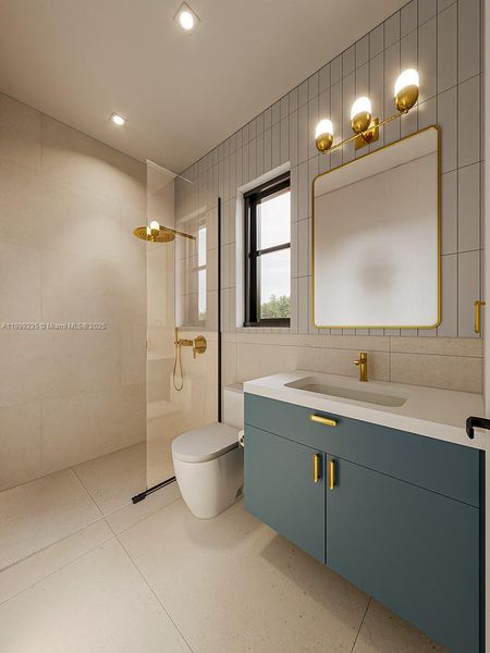 Furnished interior view inside a new home in , Miami Beach (Image 3). Furnished interior view inside a new home in , Miami Beach (Image 3).