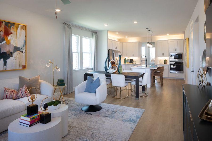 Furnished interior view inside a new home in North Sky Celina, Celina (Image 3).