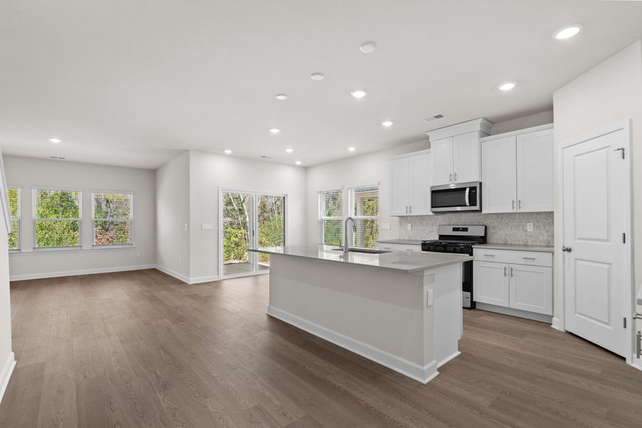 Furnished interior view inside a new home in Waterside - Coastline Series, Longs (Image 3).