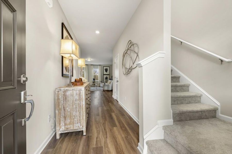 Furnished interior view inside a new home in Heritage Point, Hampton (Image 21). Furnished interior view inside a new home in Heritage Point, Hampton (Image 21).