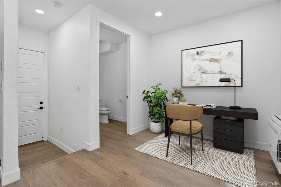 Staged Office/Flex Space Main Floor