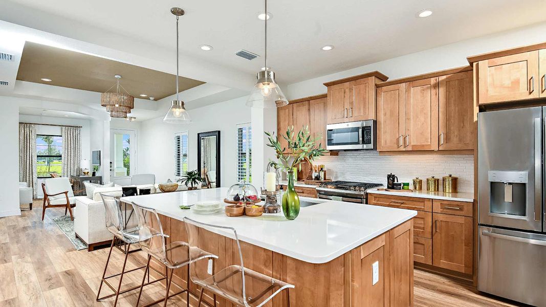 Representative furnished interior of a home built from the Imagination by Neal Communities in Boca Royale Golf & Country Club Real Estate and Homes for Sale in Englewood, FL - Neal Communities, Englewood (Image 5).