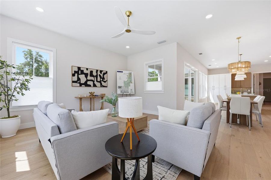 Furnished interior view inside a new home in , Newberry (Image 10). Furnished interior view inside a new home in , Newberry (Image 10).