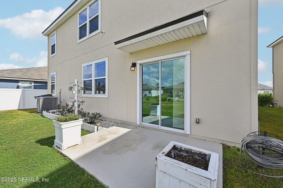 Exterior details and patio area of a home in Cross Creek Express, Green Cove Springs (Image 26). Exterior details and patio area of a home in Cross Creek Express, Green Cove Springs (Image 26).