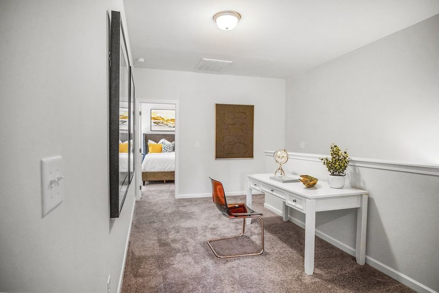 Furnished interior view inside a new home in Ironhorse, Dickson (Image 25). Furnished interior view inside a new home in Ironhorse, Dickson (Image 25).