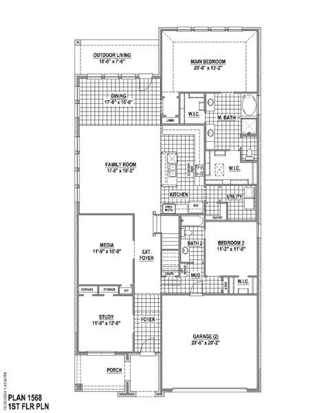 Plan 1568 1st Floor