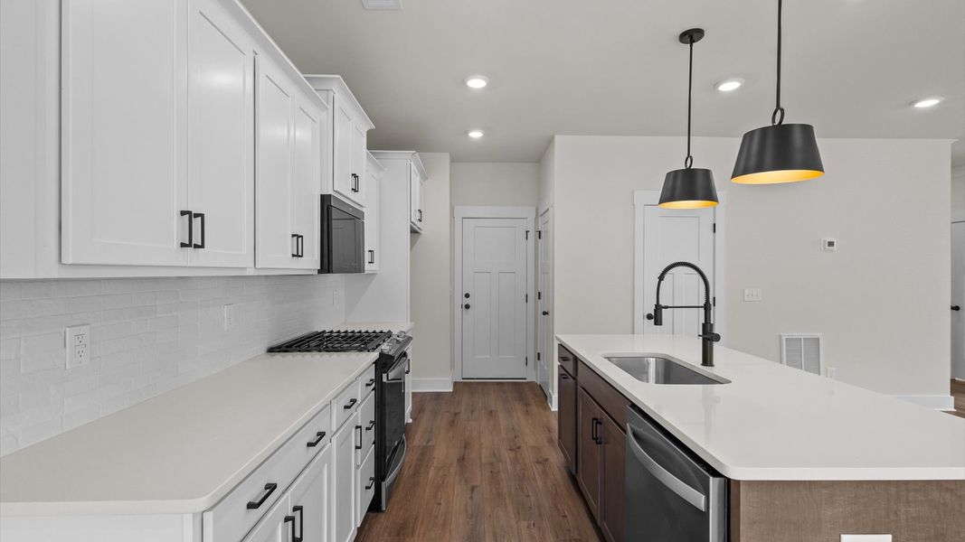 Representative furnished interior of a home built from the Beramont by DRB Homes in Harrier Point, Woodruff (Image 4). Representative furnished interior of a home built from the Beramont by DRB Homes in Harrier Point, Woodruff (Image 4).