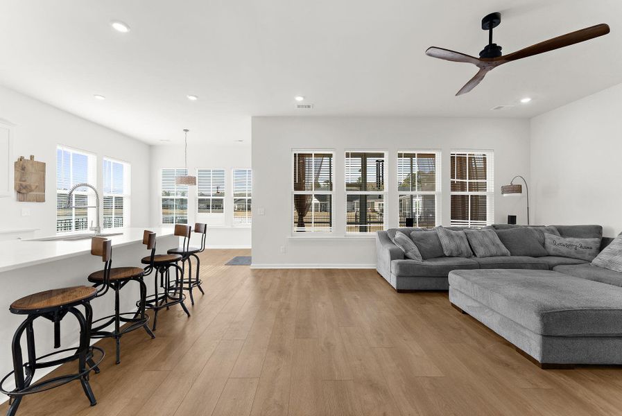 Furnished interior view inside a new home in Horizons at Summers Corner | 55+, Summerville (Image 6).