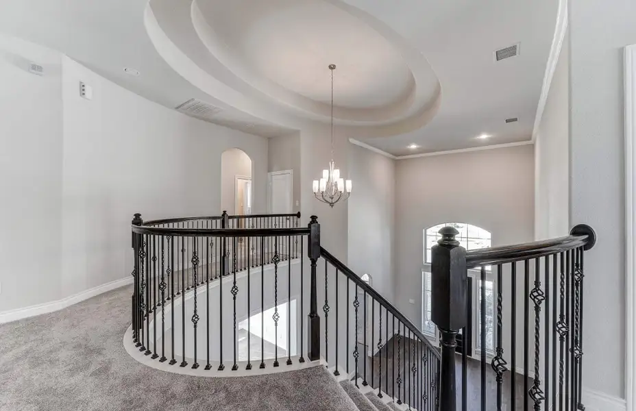 Representative unfurnished interior of a home built from the 3798 by Ravenna Homes in The Woodlands Hills 65′, Willis (Image 38).