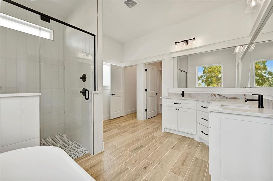 Furnished interior view inside a new home in , Azle (Image 9).