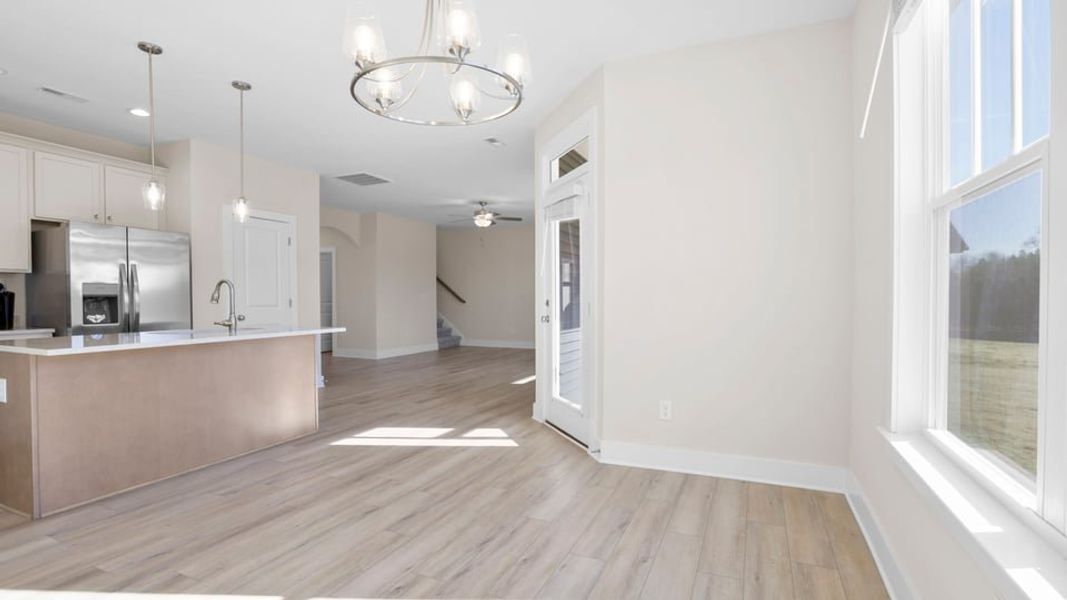 Representative unfurnished interior of a home built from the Atwood by D.R. Horton in Edgewood Estates, Greenville (Image 22).
