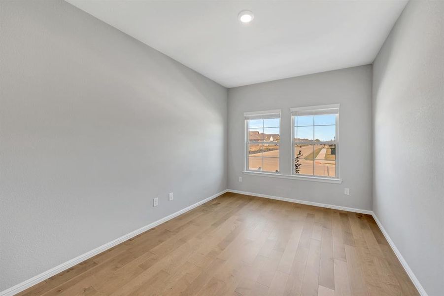 Spacious, unfurnished interior of a new home in The Preserve, Justin (Image 39).