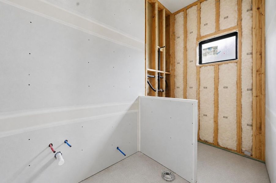 Bathroom for study or guest suite.